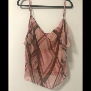 NWT rampage flowy top with adjustable straps